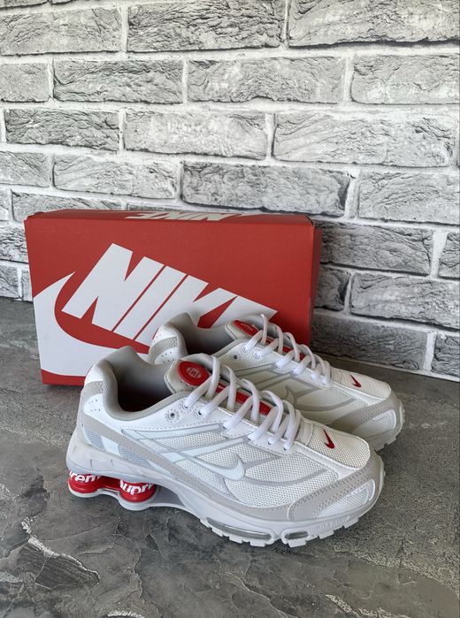 Кросівки Nike Shox Ride 2 x Supreme White | Nike Shox | Найк Шокс білі