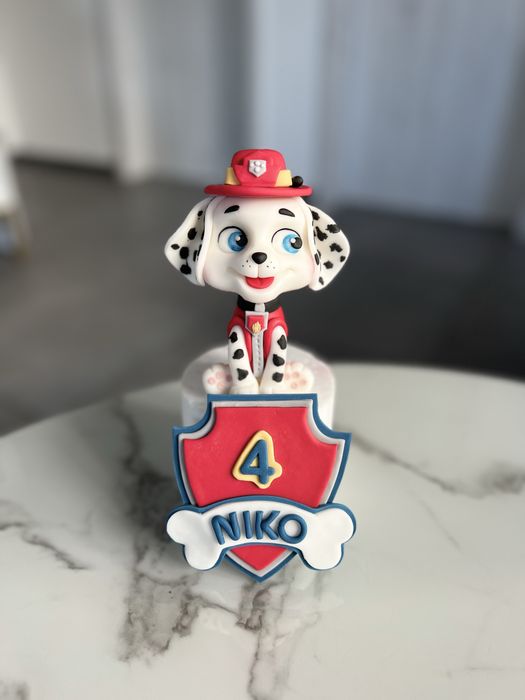 Figurki z masy cukrowej dekorscja na tort psi patrol misie pieski lis