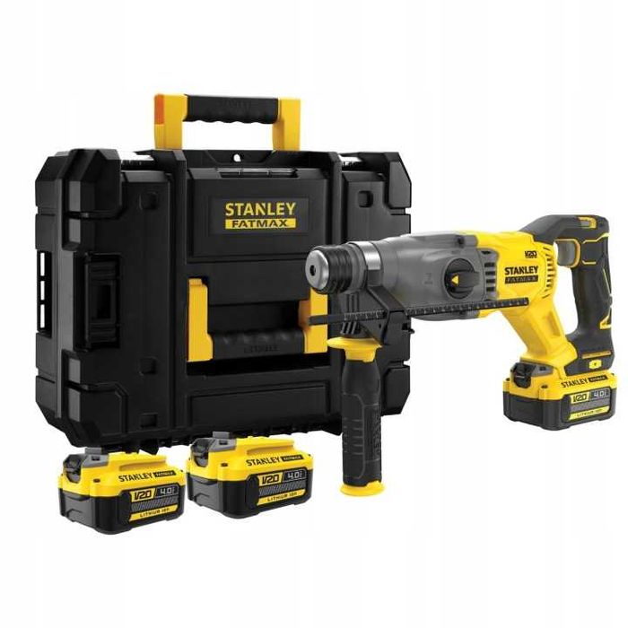 Młotowiertarka Stanley SDS+ 18V V20 2x4Ah WALIZKA (SFMCH900M22-QW)