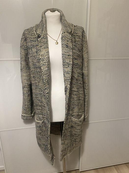Plaszcz kardigram Stradivarius M vintage dzianina