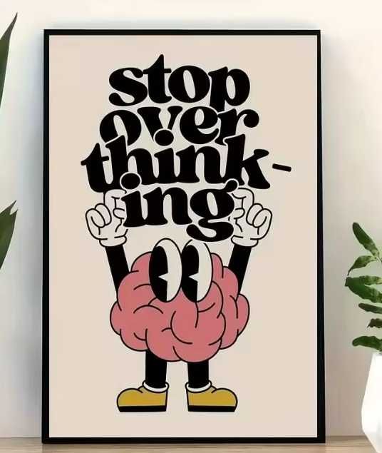 Nowy obraz stop over thinking