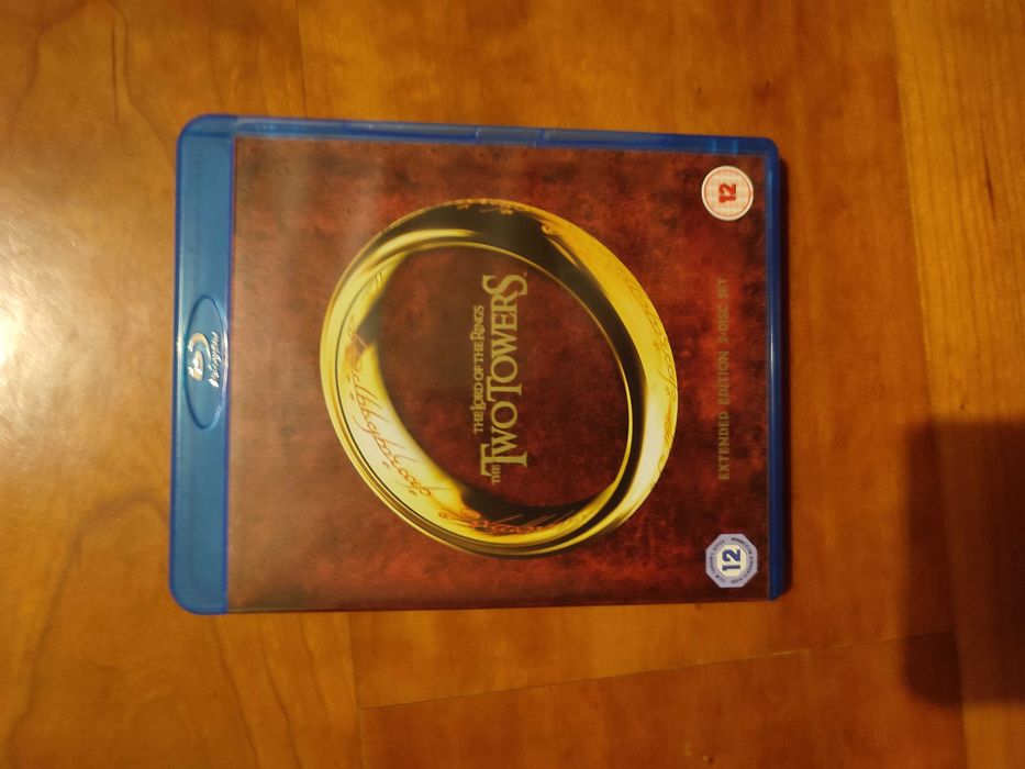 Lord of the Rings Two Towers Extended Edition em blu-ray