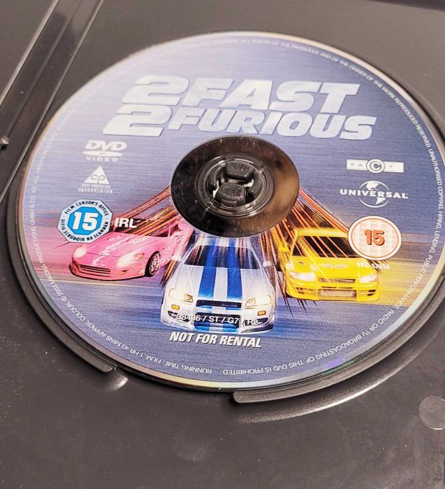 DVD – 2 Fast 2 Furious (używane, dobra kondycja, język angielski)