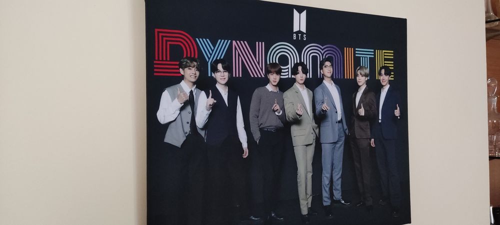 Quadro da banda BTS