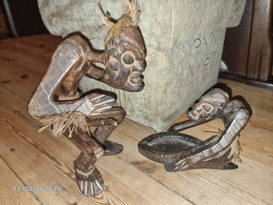 Figurki drewniane
