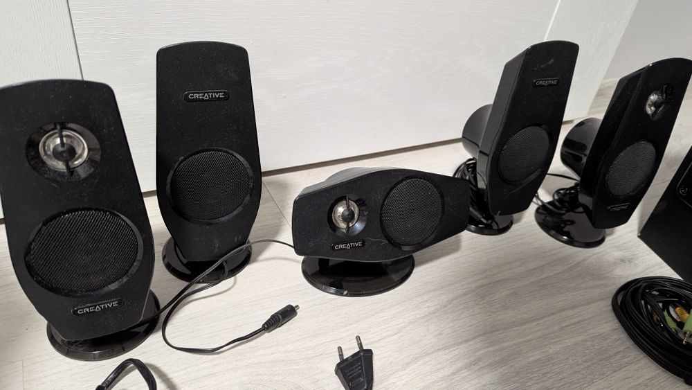 Creative Inspire T6060 głośniki i kable - brak pilota sterującego
