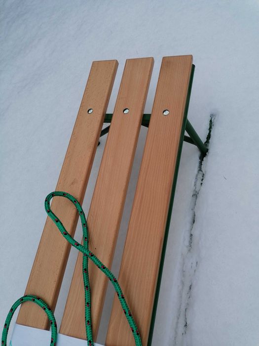 Sanki metalowe, bardzo solidne, nowe