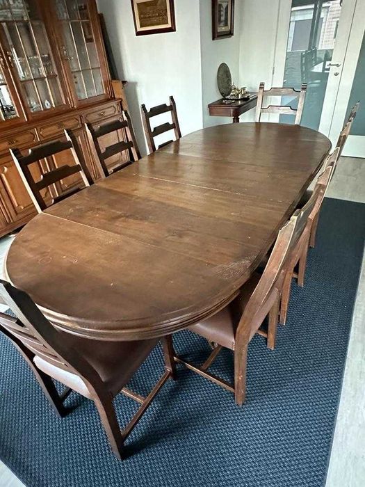 Conjunto móvel sala + mesa e cadeiras