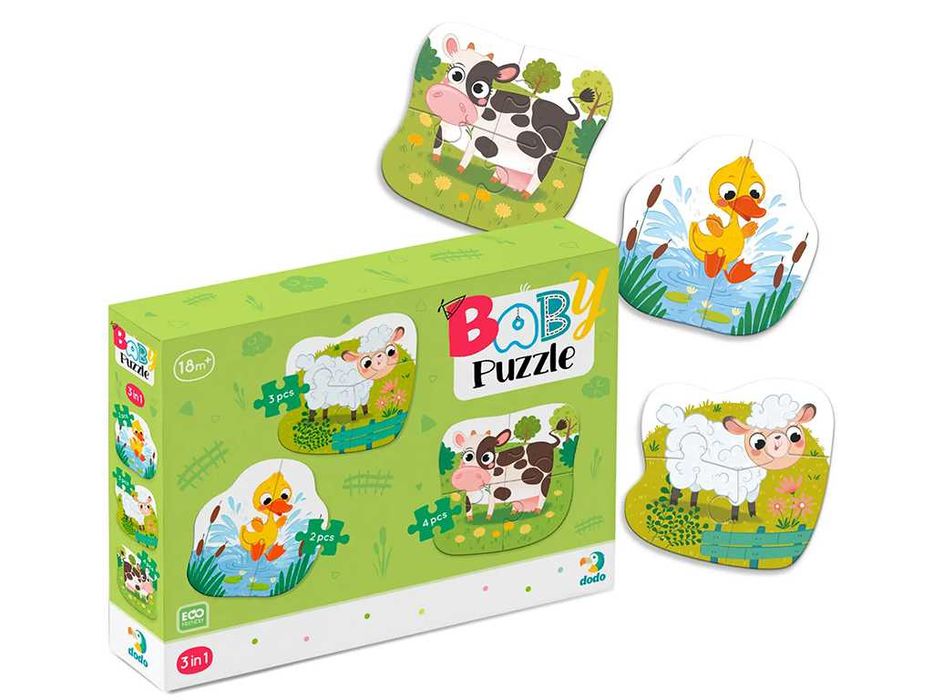 Мегапазли Сільські тварини Dodo 300393,пазлы животные DODO 300393