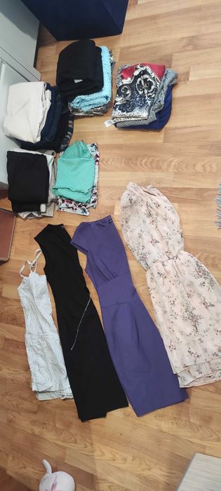 Ubrania bluzka spódnica spodnie sweter sukienka spodenki XS S 34 36 M