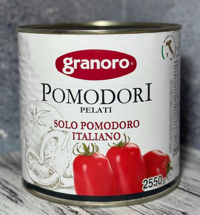 Помідори Granoro Pomodori Pelati Interi жб 2550 г