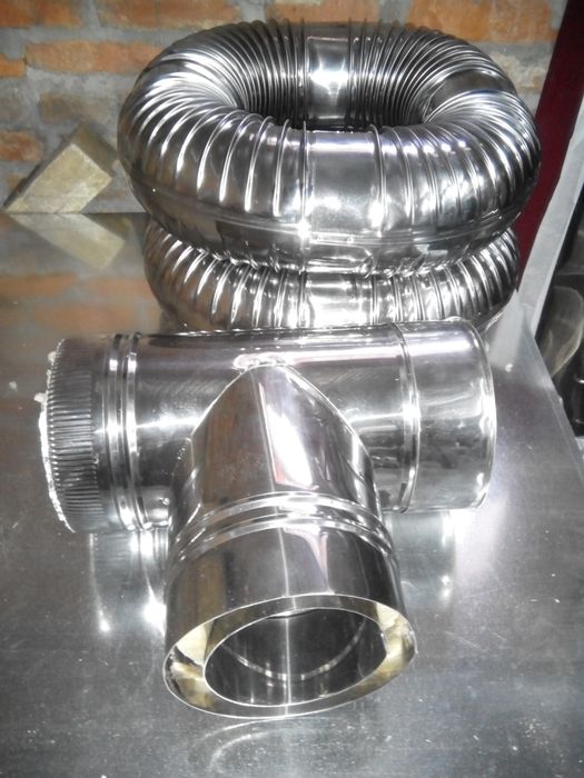 Монтаж, димоход, дымоход, трубы нержавеющие, труби.