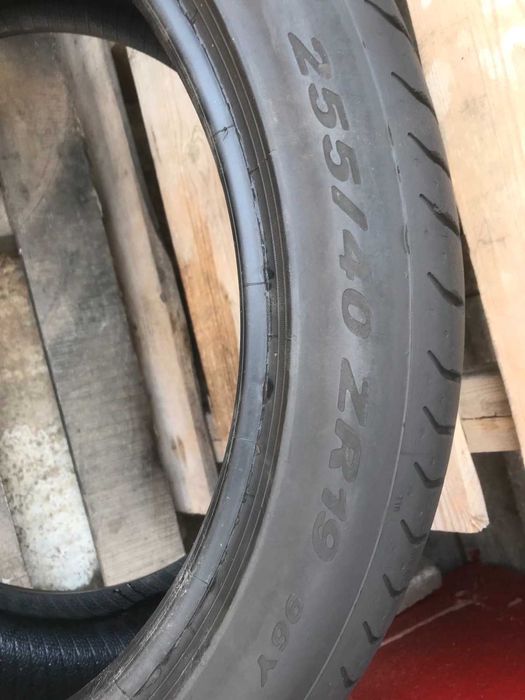 Шини Pirelli P-Zero 255/40R19 Пара Літо Б/у Склад Оригінал