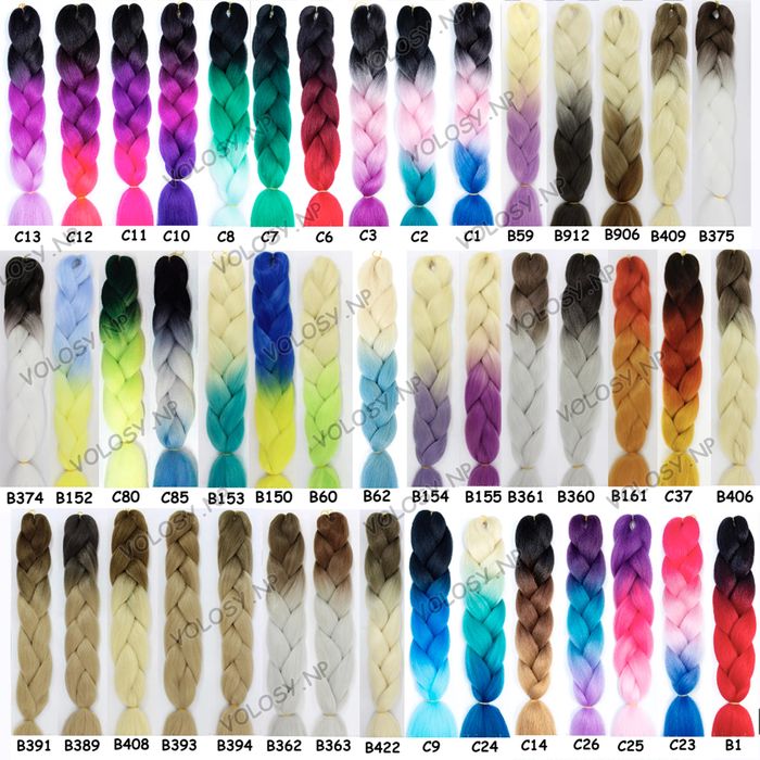 Канекалон косы цветные пряди, каникалон, мамбо, сенегалы брейды омбре