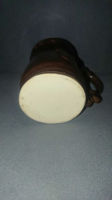 Stary ceramiczny kufel do piwa orzeł syrenka warszawska PRL
