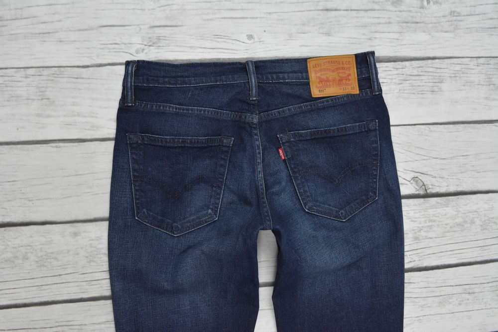Levis 511 Slim Taper Kultowe Jeansy Stretch W31 L32 31/32 pas:84-89