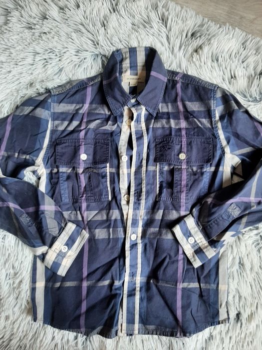 Koszula elegancka Burberry dla dziecka 128 z długi rękawem