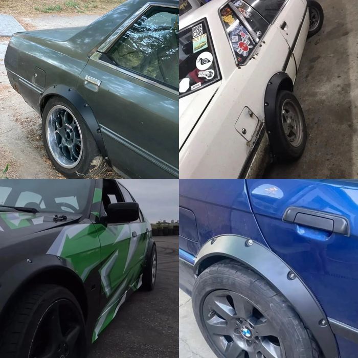 Фендера арки увелечение колесных арок полиуретан накладки