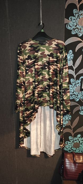 Długa tunika,bluzka  moro 4XL