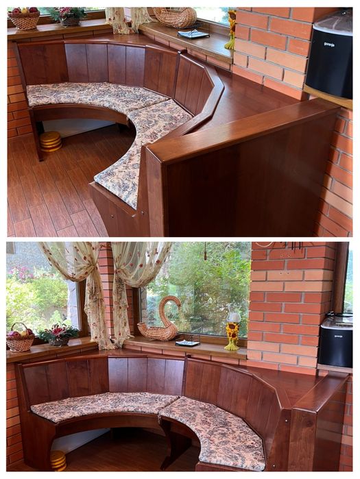 Кухонний дерев'яний куток/куточок