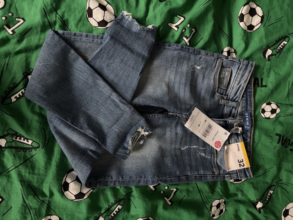 Spodnie jeansy sinsay 32