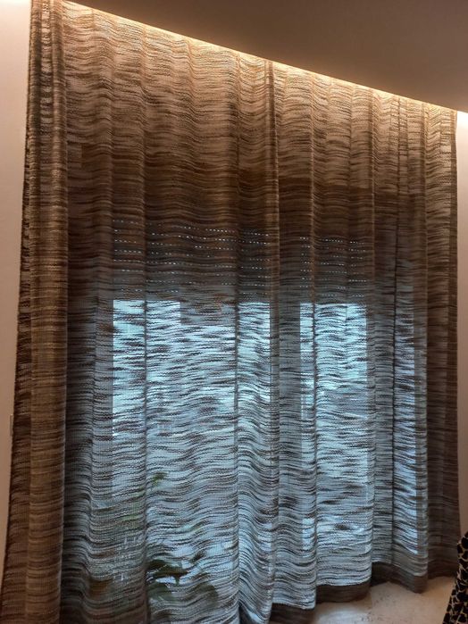 Cortinado com calhas