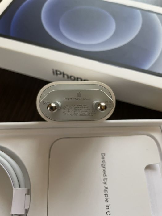 Оригінальна Швидка Зарядка iPhone, Айфон, Блок USB-C 20W, OEM + Кабель