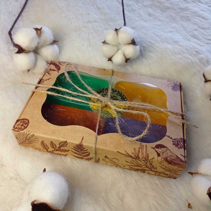 Подарунковий набір мила Крафт подарунок для чоловіка хлопця друга