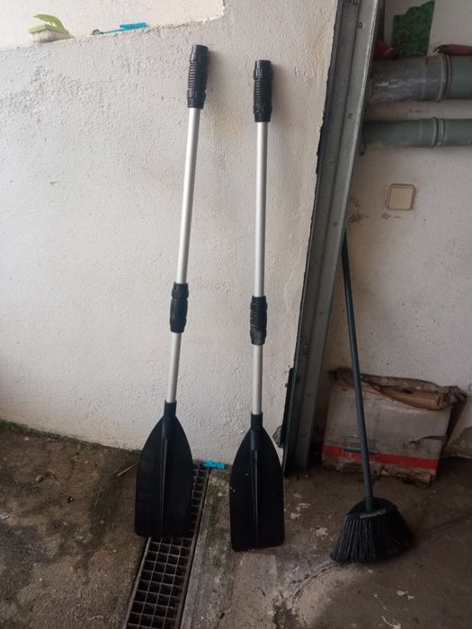 Remos em alumínio e fibra