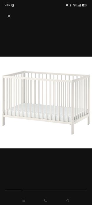 Berço branco GULLIVER IKEA