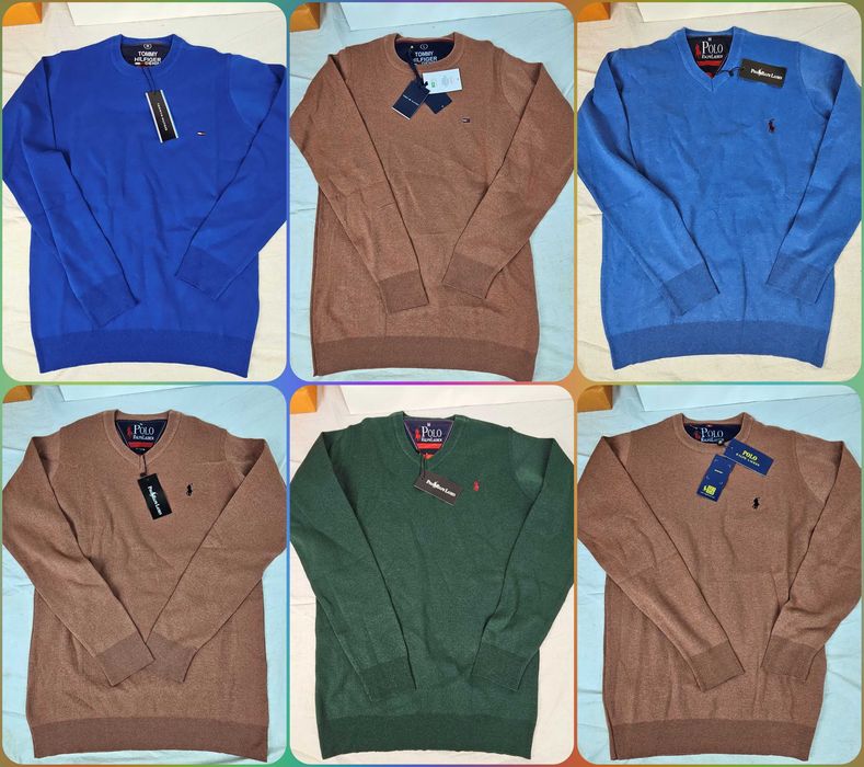 Sweterki męskie Tommy Ralph Lauren nowość bawełna hit