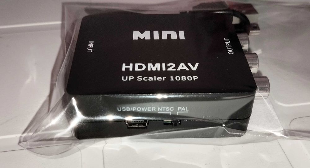 Conversor HDMI to AV (RCA) - Novo e Lacrado