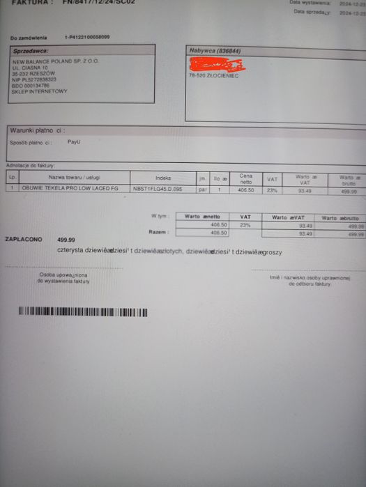 Korki profeski new balance r.43