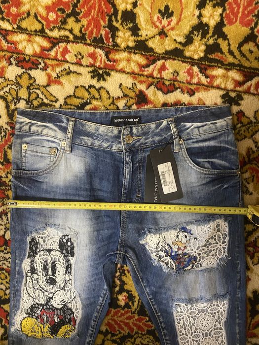 Джинсы AMN бойфренды