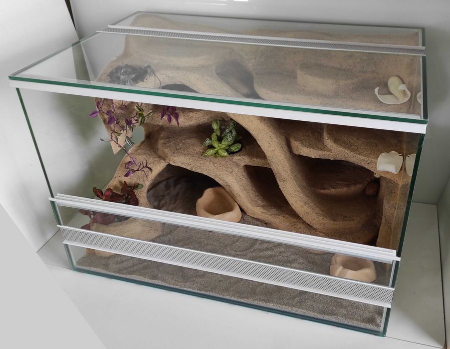 Terrarium dla gekona lamparciego, regiusa, TW35P3R, AquaWaves