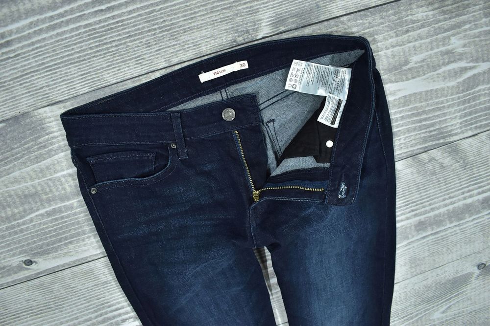 Levis 712 Slim Damskie Spodnie Jeansowe W30 L32