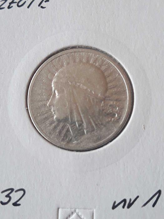 2 zł Głowa kobiety 1932 r. - nr 1 - Bardzo ładne