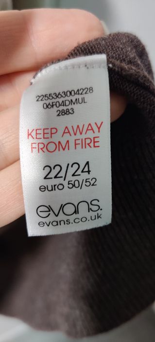 Długi sweter damski rozmiar 50/52