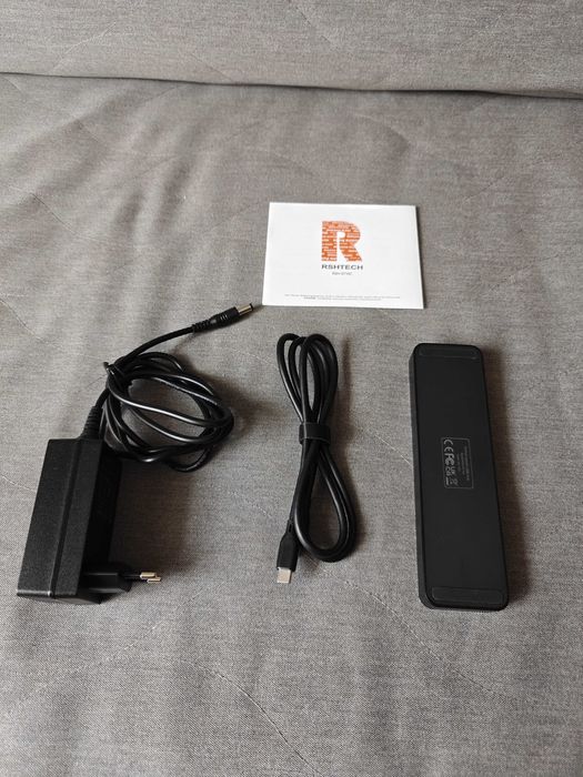 RSHTECH Koncentrator hub USB 3.2/USB-C 10-portowy 60W 10Gb/s