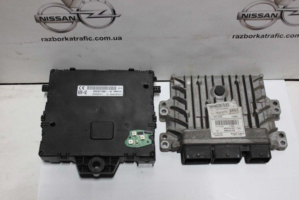 Комплект ЕБУ 237101989R,237101990R,8201054128 Renault Clio III/Kangoo