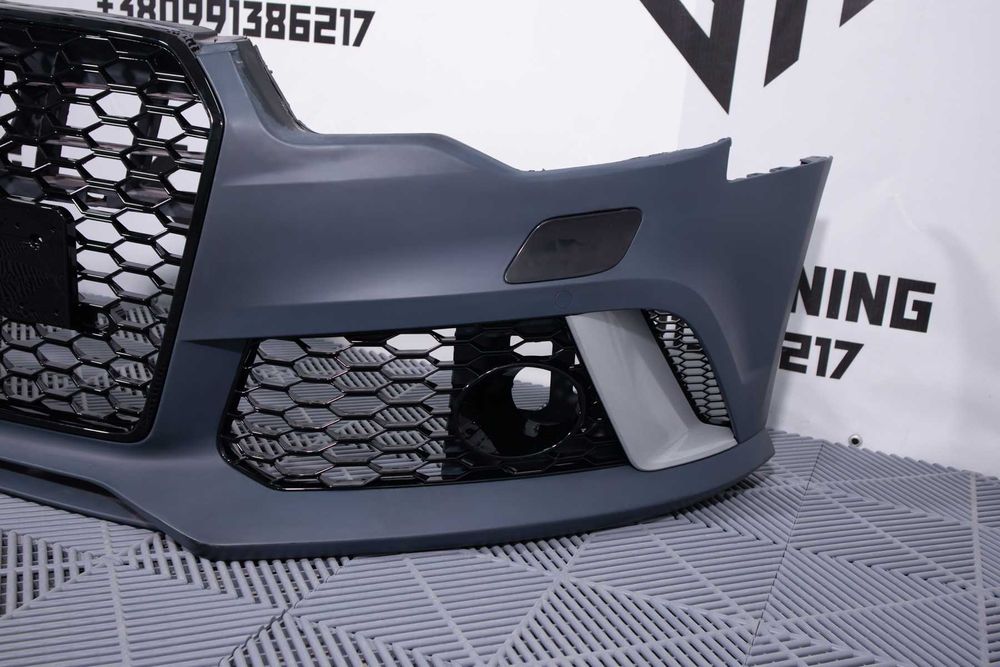 Передній бампер audi a6 c7 дорест стиль RS6 бампер передний ауди а6 с7