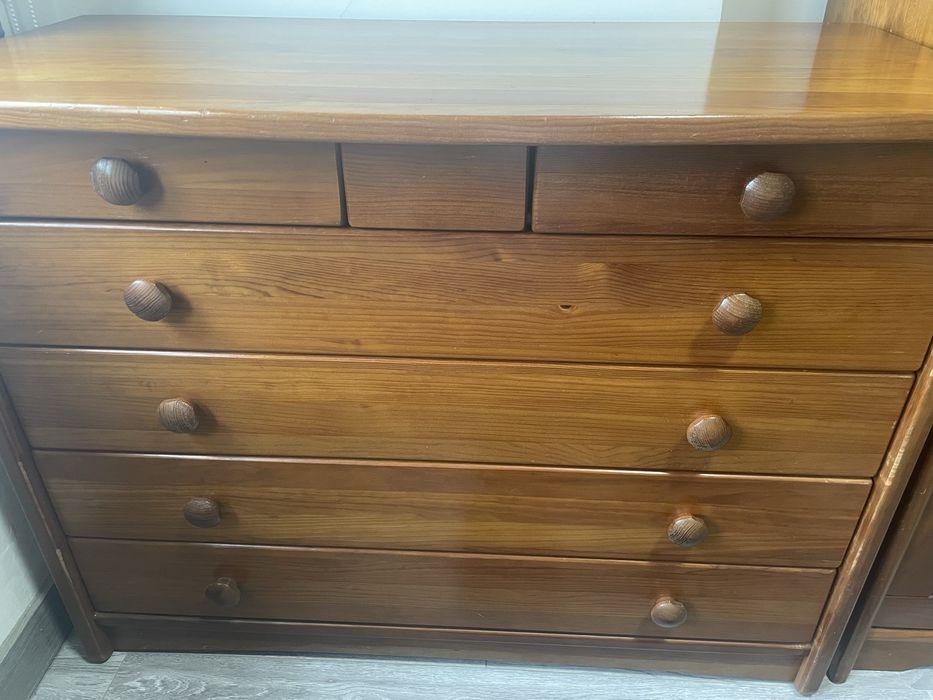 Cómoda Cerne 7 Gavetas - Madeira Maciça