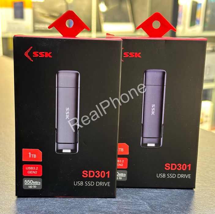 Флеш-накопичувач SSK USB SSD Drive SD301 1TB