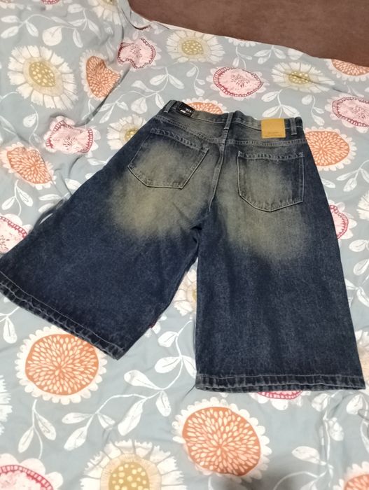 Шорты темно синие Baggy Jorts из New Yorker