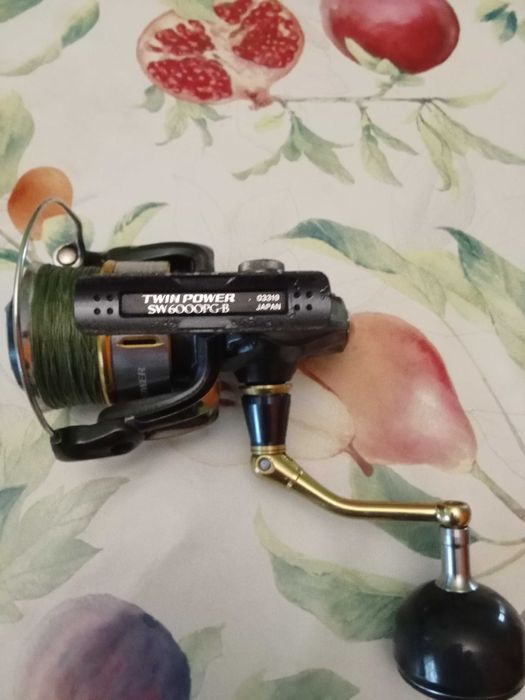 Carreto pesca chimano twinpower 6000pg