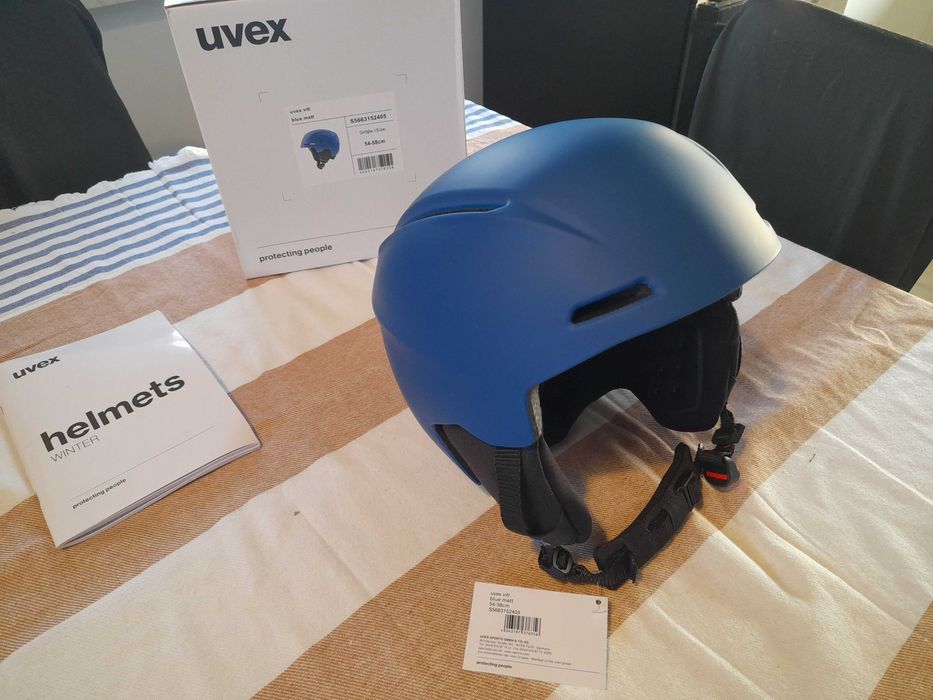 Uvex viti, Kask narciarski, blue r 54-58cm