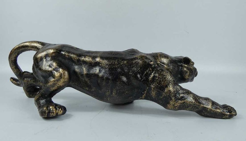Figura rzeźba PANTERA kot puma żeliwo 41 cm 4 kg