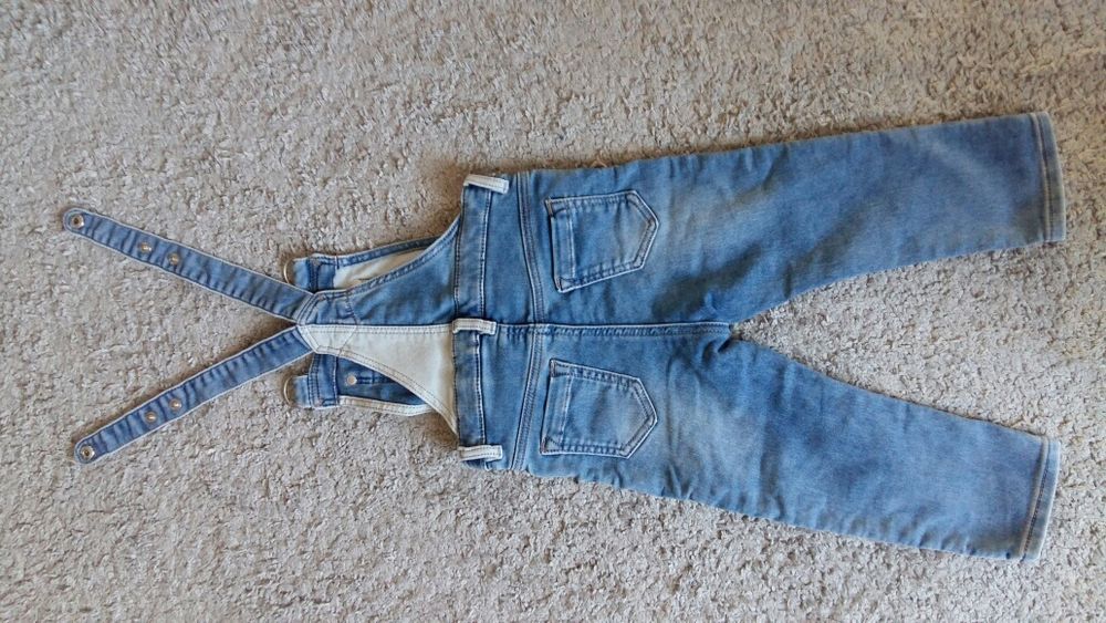 Ogrodniczki jeansowe H&M