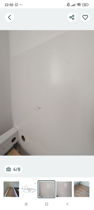 Conjunto de Cama + estrado + colchão IKEA