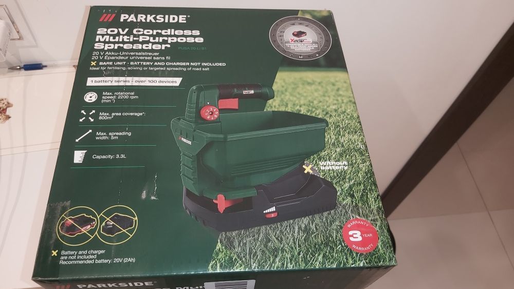 PARKSIDE akumulatorowy siewnik 20v  PUSA B1